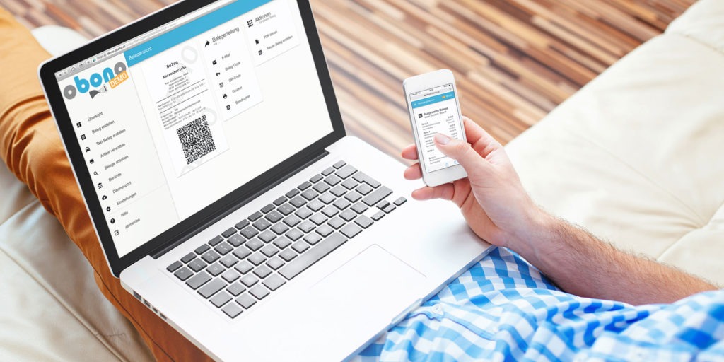 obono die Registrierkasse für Laptop und Smartphone